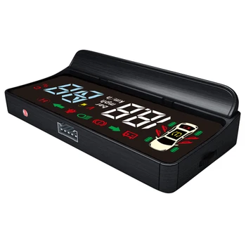 

Car Digital HUD M3 OBD II Car HUD for Tesla Model 3 OBD 2 Head Up Display Windscreen Projector Overspeed Warning Alarm System
