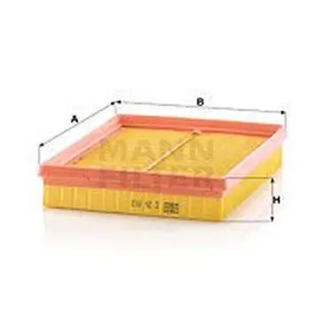 Фильтр воздушный KIA CARENS /MAGENTIS 2.0/2.7 05 MANN-FILTER C26