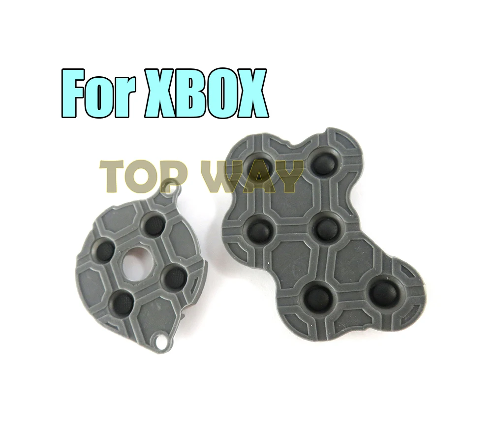 1Set Conduttivo In Gomma Di Silicone Pulsante Contatto Pad Abxy Riparazione Per Xbox Gen 1St Adesivo Conduttivo Controller