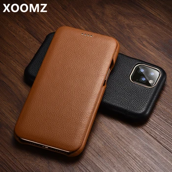 

for iPhone 11 Pro Max Case Cover Luxury Genuine Leather Full Cover Shockproof Armor Flip Phone Case for iPhone 11 Back Cover