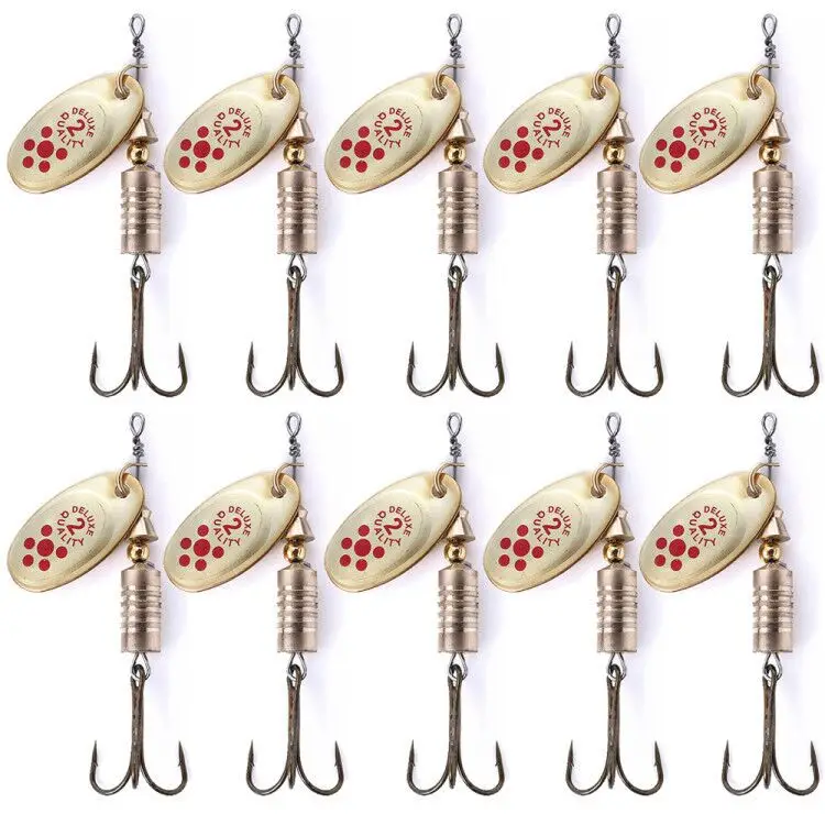 

1pcs/ wholesale Metal plating sequins6.7cm/7g /Artificial crank high quality Rotate Sequin Blood trough Barbed Fishing hook