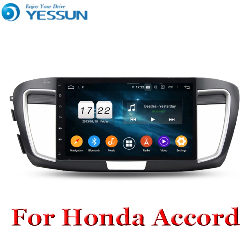 Android 9 DSP 4G ram gps навигация для HONDA ACCORD 9 2013 головное устройство мультимедийный плеер магнитофон
