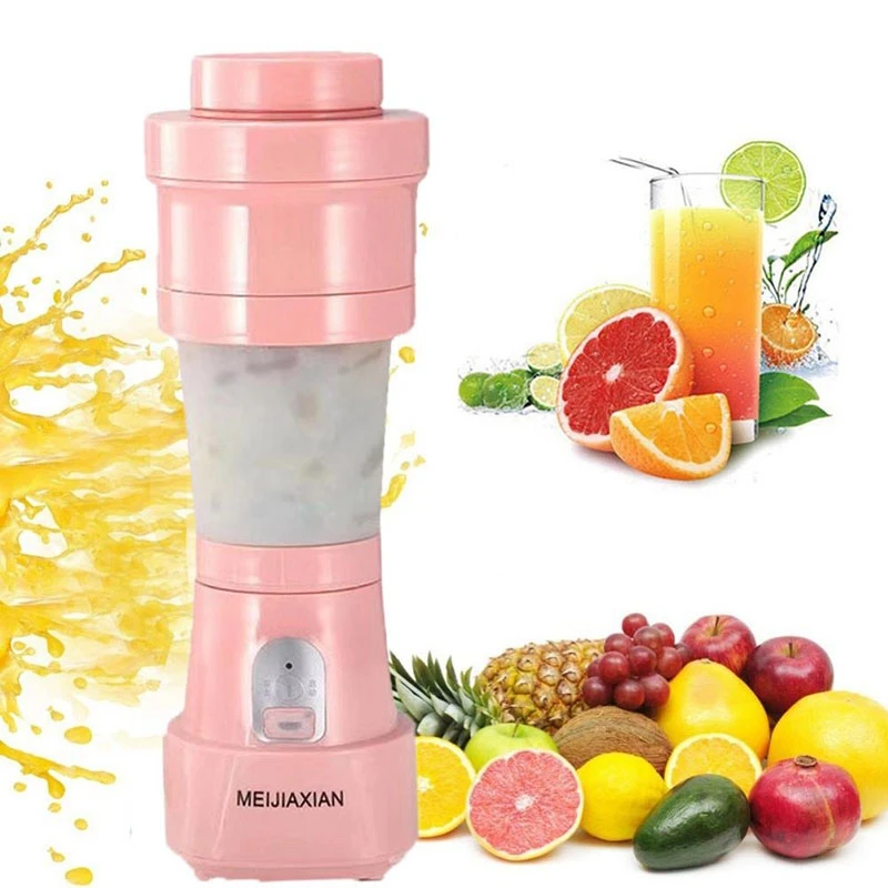 

Folding Juice Blender Portable USB Juicer Cup Mixing Machine Smoothies Baby Food Fruit Mixer Kitchen Tool