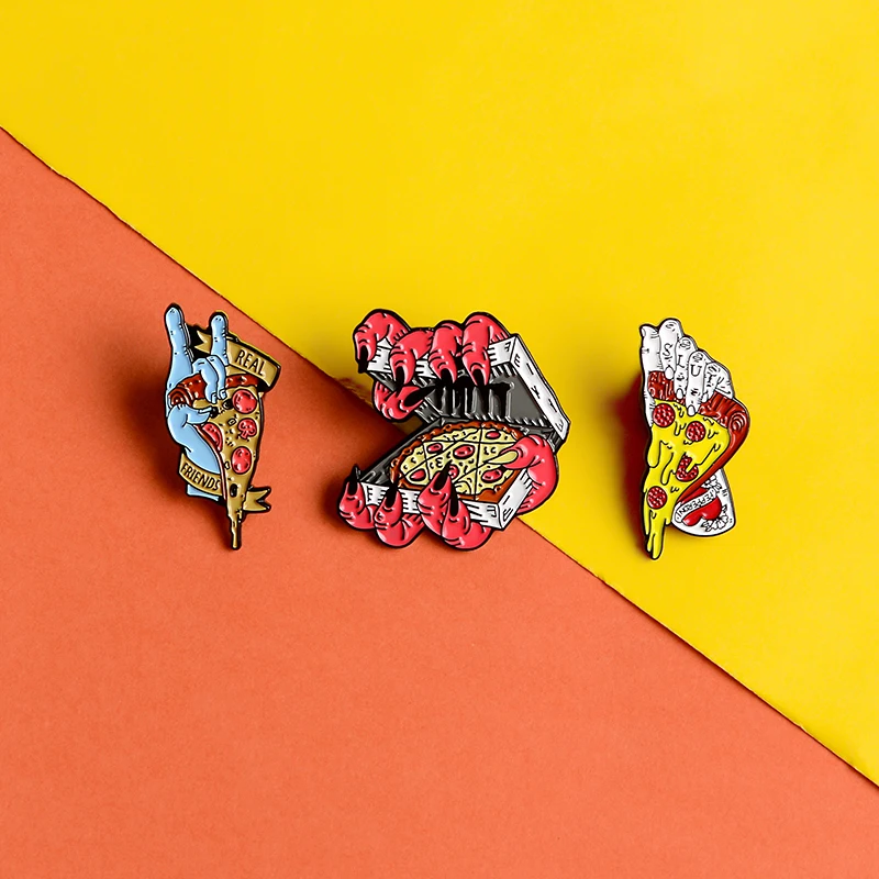 18 styles set pins Clown Homer Lisa enamel pin badges Yin and Yang Fish pins brooches Lapel Clothes bag Jewelry gifts for women