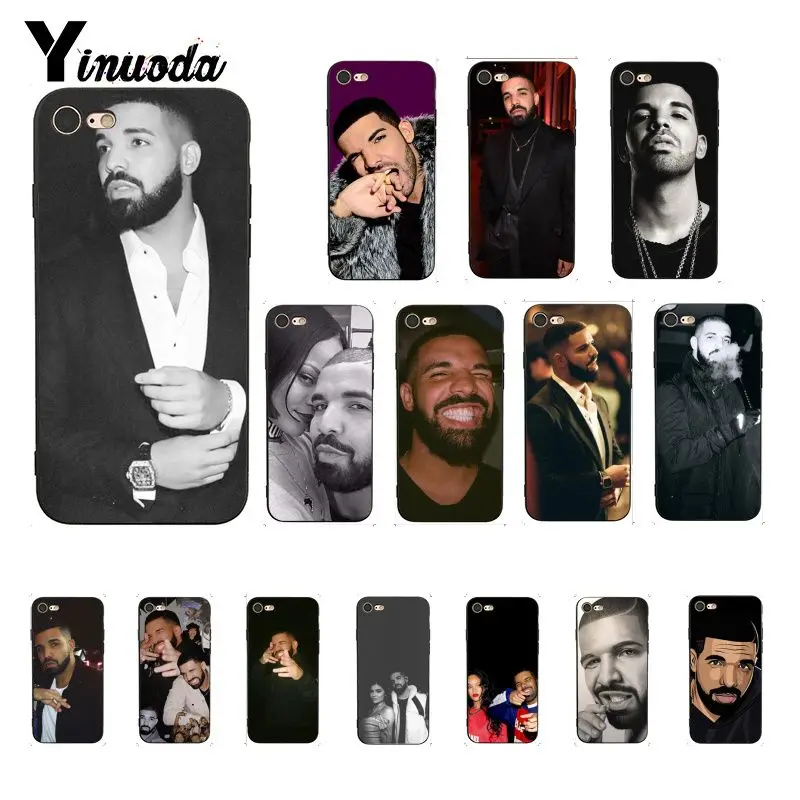 Силиконовый чехол Yinuoda DRAKE RAPPER для телефона iPhone 8 7 6 6S 6Plus X XS MAX 5 5S SE XR 10 Cover 11 pro