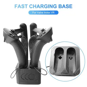 

Dual Slot Charging Base Fast Charging Stand Dock for Valve Index VR Handle Kit