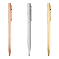Custom Logo Metal Ballpoint Pen Custom Engraving Logo Advertising Pen Electroplating Ballpoint Pen Gift Pen Retractable Pen 2