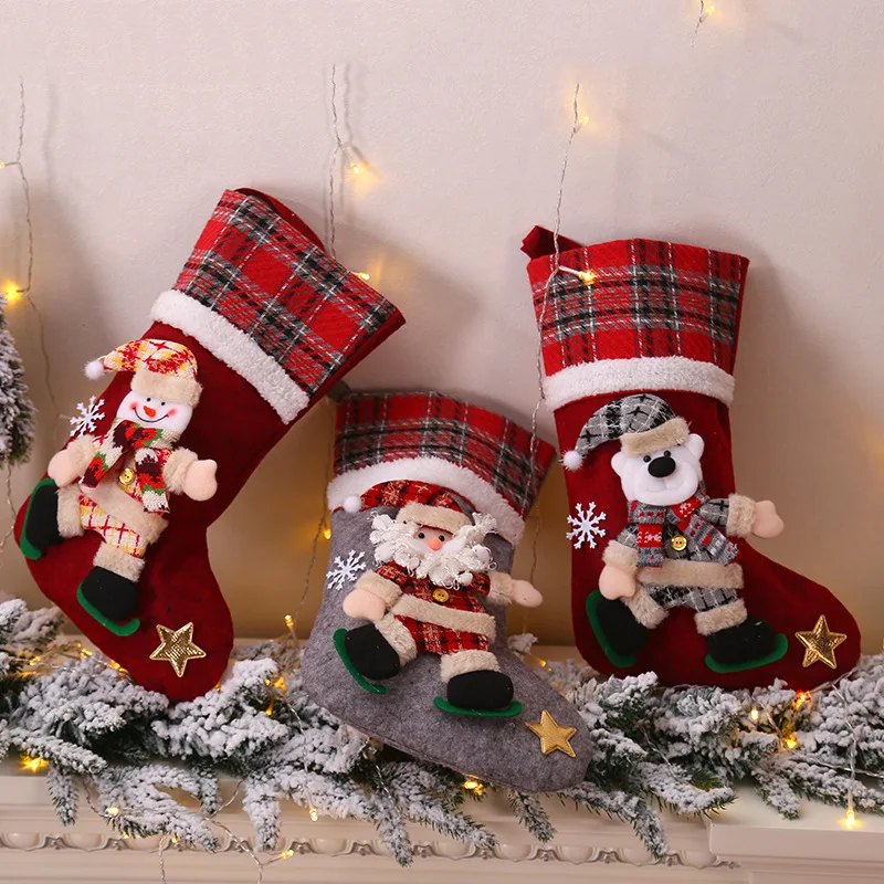 Christmas Stockings Personalized Custom Name Family Christmas Gift Stocking Ornament