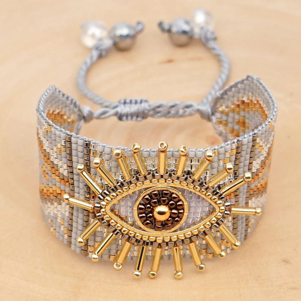 Go2boho Turkish Evil Eye Bracelet For Women Mexican Miyuki Bracelets Go2boho Turkish Evil Eye Bracelet For Women Mexican Miyuki Bracelets
