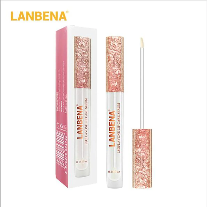 LANBENA Lsoflavone Сыворотка для ухода за губами маска для губ для увеличения эластичности губ Восстанавливающая увлажняющая маска