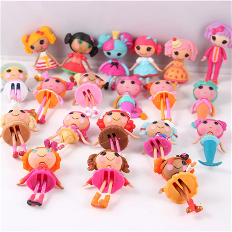 Новинка, 5 шт./партия, 3 дюйма, оригинальные MGA куклы Lalaloopsy, 8 см, Мини-куклы для девочек, игрушки для игр