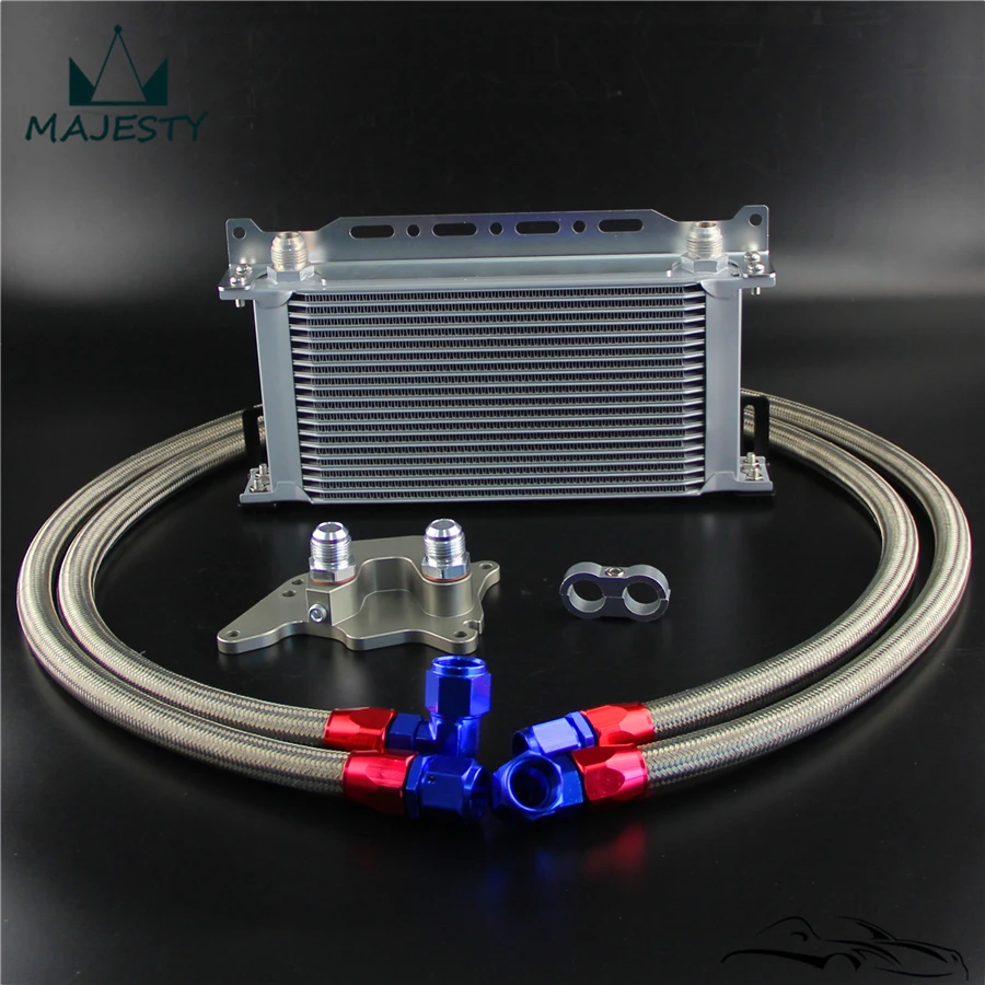 Комплект масляного радиатора 19 рядов подходит для B * MW M INI C OOPER S R 56 SUPERCHARGER