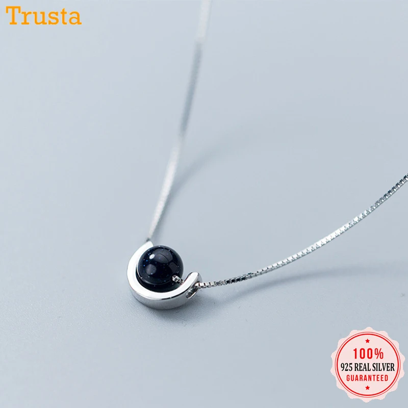 Женское Ожерелье до ключицы Trustdavis ожерелье из стерлингового серебра 925 пробы с