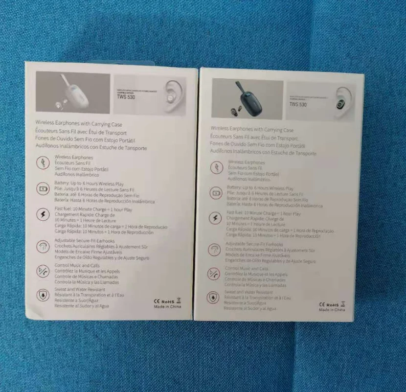 TWS 530 earphone wireless bluetooth 5.0 EDR headset noise reduction stereo in-ear