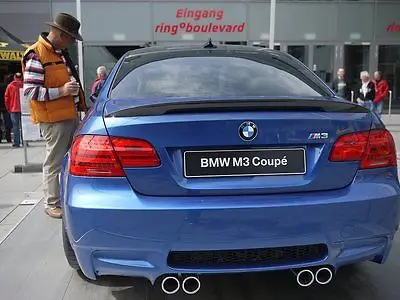 E92 P Стиль углеродного волокна задний багажник загрузки спойлер крыло для BMW 3