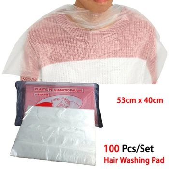 

100PCS Disposable Haircut Cloth Hairdressing Household Dyeing Haircut Apron Hair Salon Haircut Emu Oil Desposable Hairdressing