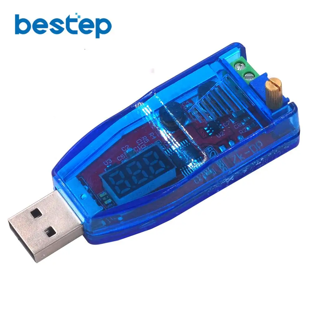Светодиодный DC-DC 5 В в постоянный ток 1-24 регулируемый потенциометр USB