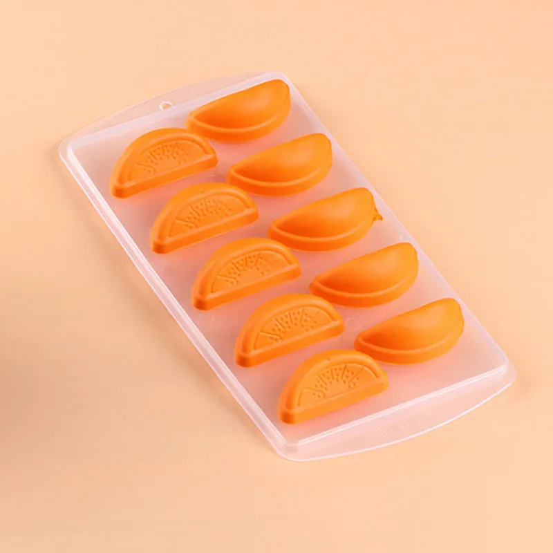 Простые Модные формы для кубиков льда силиконовые формы в форме яблока/винограда/апельсина/губ замороженное фруктовое мороженое DIY Изготовление кубиков инструменты для приготовления пищи MU8669