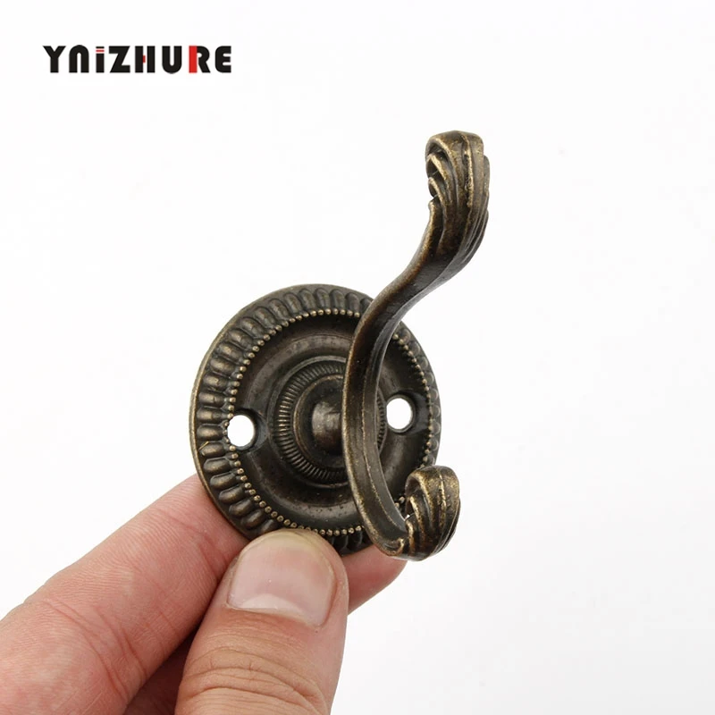 10PCS-Antique-Bronze-Door-Vintage-Coat-Hooks-Hat-Bag-Towel-Hanger-Bathroom-Hook-Single-Double-Hanger (5)