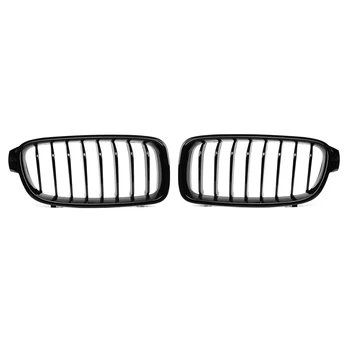 

2PCS Gloss Matt Carbon Black Car Front Kidney Grille For BMW 3 Series F30 F31 F35 F80 2012 2013 2014 2015-2018 Racing Grills