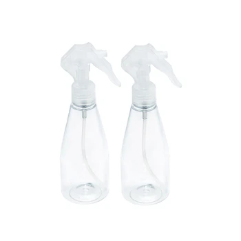 

2PC 200ML Mini Portable Plastic Spray Bottle Clear Alcohol Disinfection Water Atomizer Pot Fine Mist Sprayer Bottles