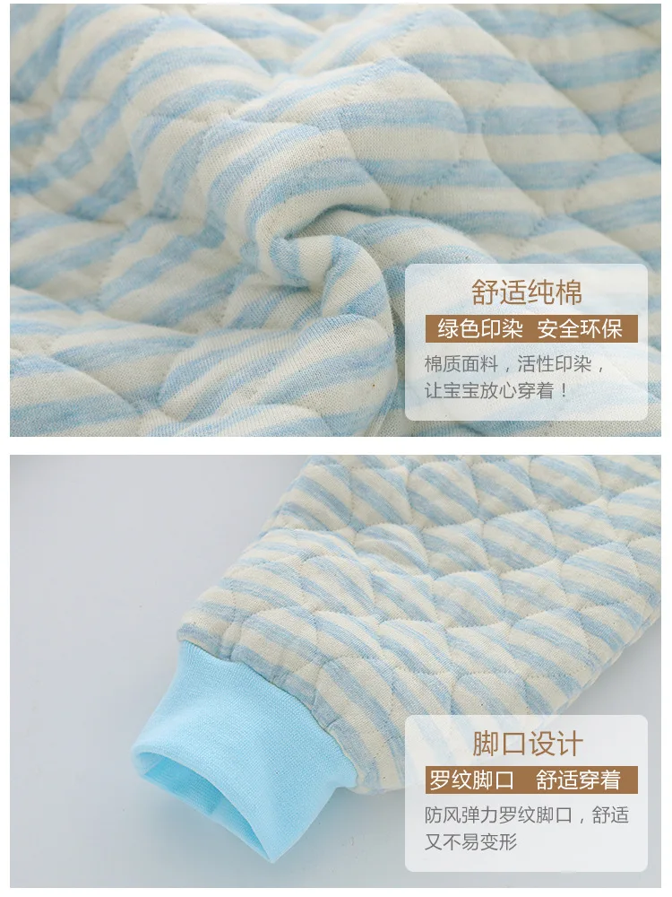 Весенне-осенний стеганый теплый спальный мешок для малышей, мягкое одеяло, спальный мешок-конверт для новорожденных