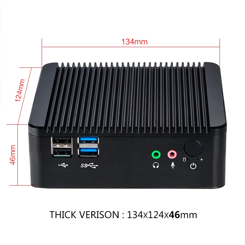 Xcy intel celeron J1900 2LAN 2COM мини-ПК с 2,0 ГГц VGA HDMI 2* USB2.0 2* USB3.0 Поддержка Windows 10 Win 8 Win 7 linux mini deskt