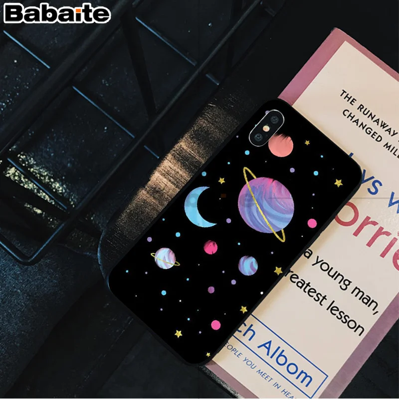 Black White Moon Stars Space Astronaut