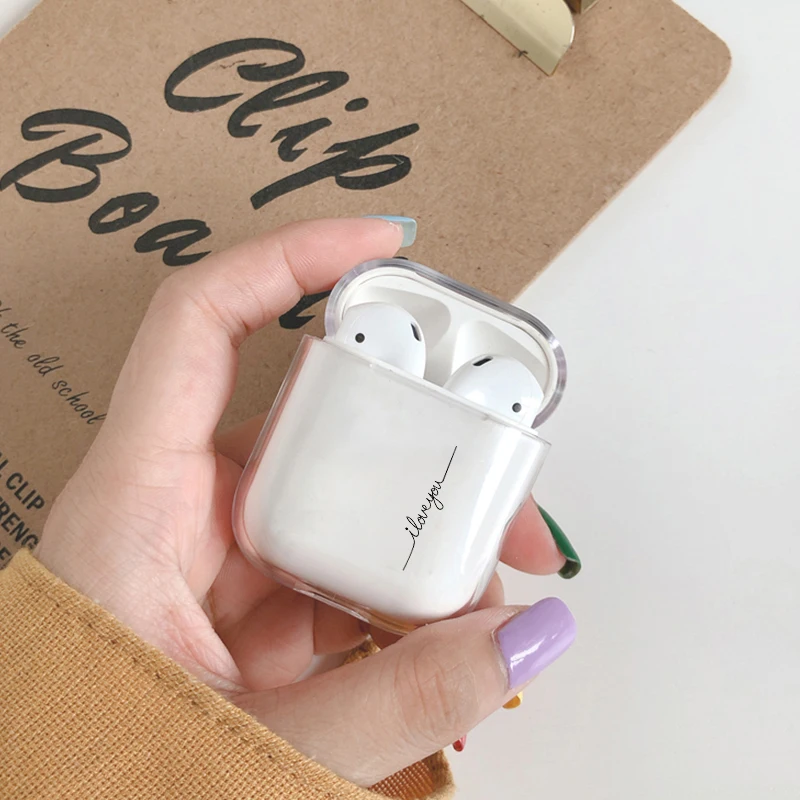 Забавный милый чехол для наушников для Apple airpods, чехол, мультяшный Bluetooth чехол для наушников Airpods, прозрачный мягкий чехол для наушников
