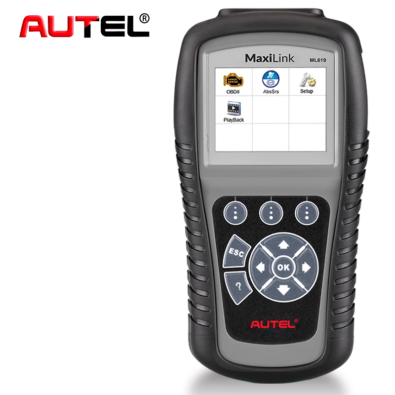 Autel MaxiLink ML619 CAN OBD2 сканер ABS подушки безопасности srs автомобильный диагностический