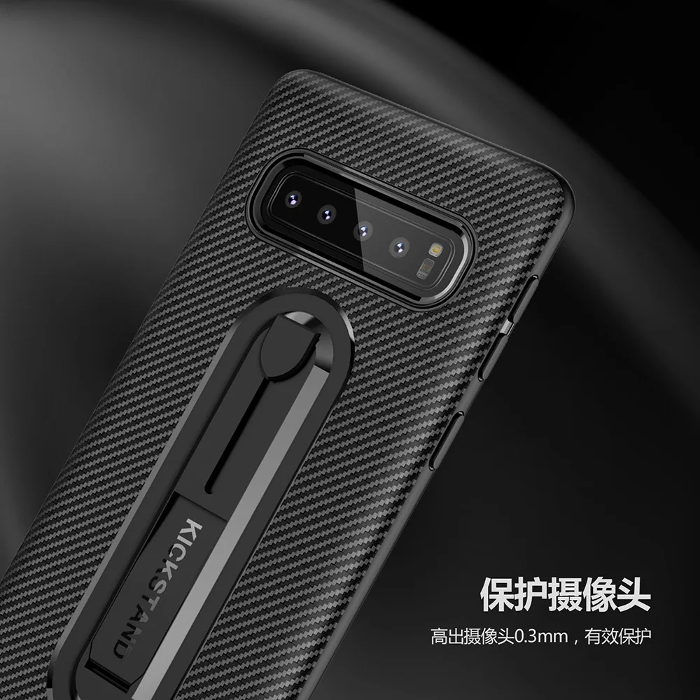 

Carbon-Dimensional Mobile Shell Note9 Stealth Bracket For Samsung Gaxlxy Note10 S10 plus Voor protective shell soft shell case