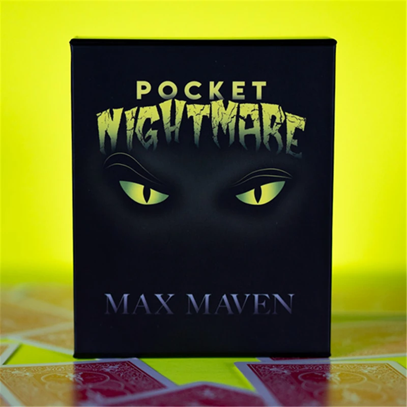

Pocket Nightmare By Max Maven Magic Tricks Stage Close-Up Magic Fun Mentalism Illusion Gimmicks Props Magic Accessories Poker