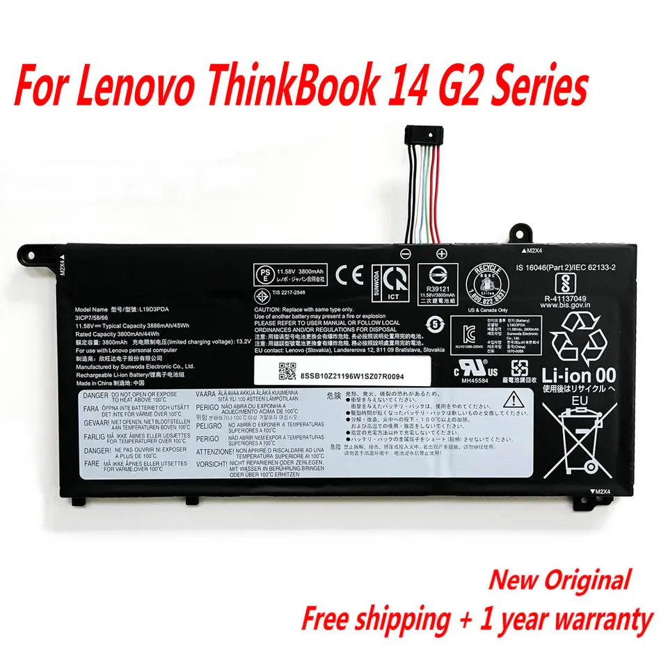 BATERIA LENOVO L19C3PF5 TYPE A INTERNA *ORIGINAL