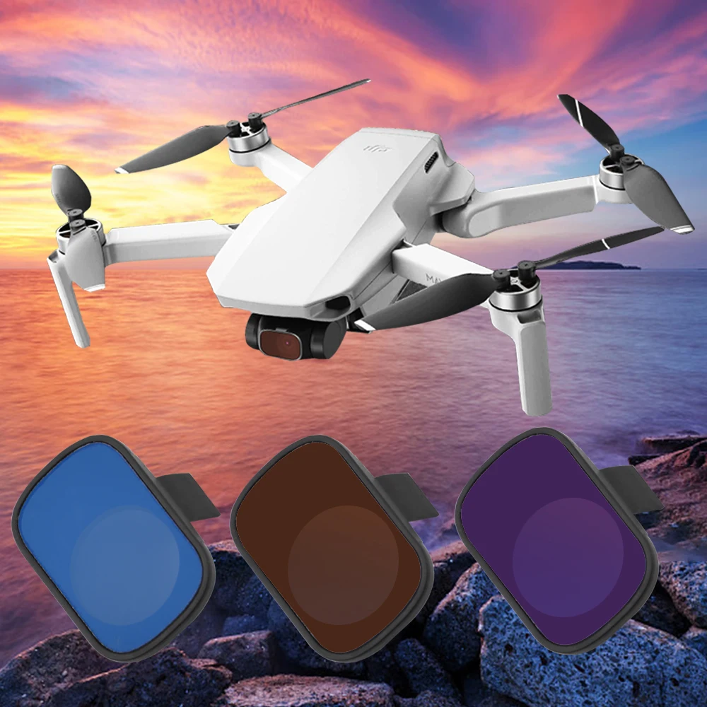 New WRL Super Light Weight Lens Filter for DJI Mavic Mini ND4 ND8 ND16 ND32 Optical glass Neutral Density Filter Drone Camera Accessory 