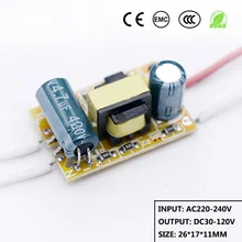 Driver 9w-18w fonte de alimentação, corrente constante 75ma-250ma, transformadores de iluminação automáticos para controle de voltagem com luzes led faça você mesmo