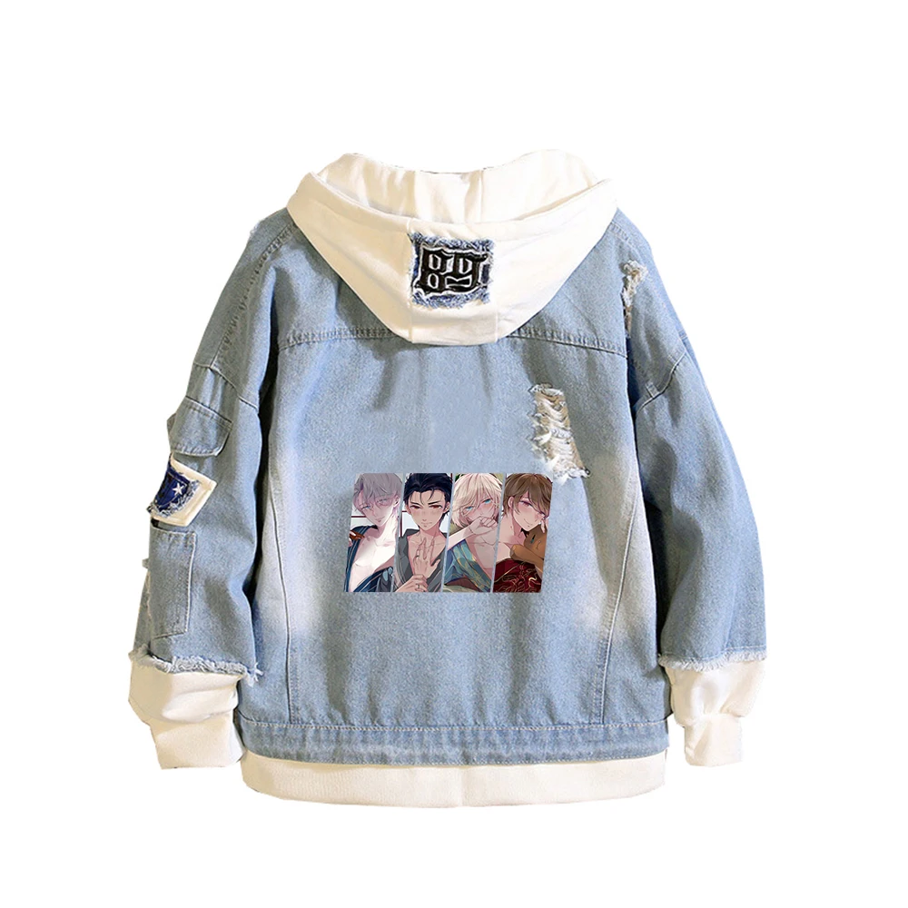 YURI on ICE джинсы унисекс толстовки с мультяшным рисунком джинсовая куртка Весенняя