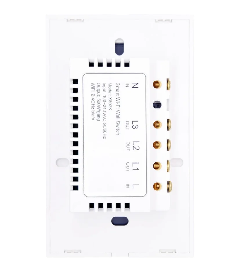 Нам Стандартный Zigbee сенсорный выключатель, WI-FI умный переключатель дистанционного управление, голосовое Управление настенный выключатель работать с Alexa Echo Google Home 1/2/3-Gang
