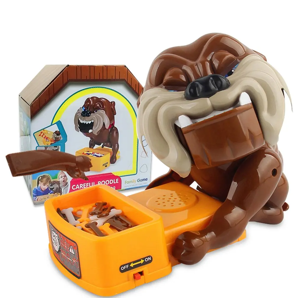 Desktop Game Parent-Child Biting Tiger Dog Creative Whole Dog Simulation Toy