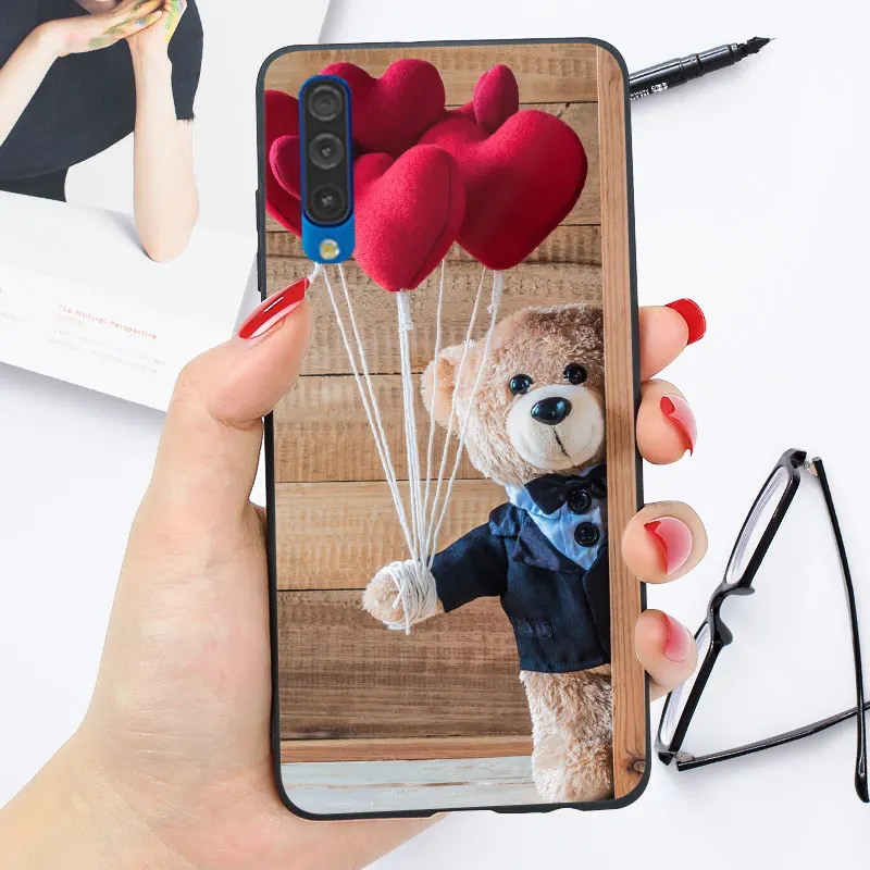X6 Чехол для телефона samsung Galaxy A50 A10 A20 A30 A40 A70 A20e, Яркий глянцевый чехол из поликарбоната+ ТПУ - Цвет: X6