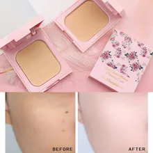 Foundation Makeup Three Color Powder Oil Control Thoroughly Set Makeup Concealer Waterproof Concealer Cosmetics Pressed Powder