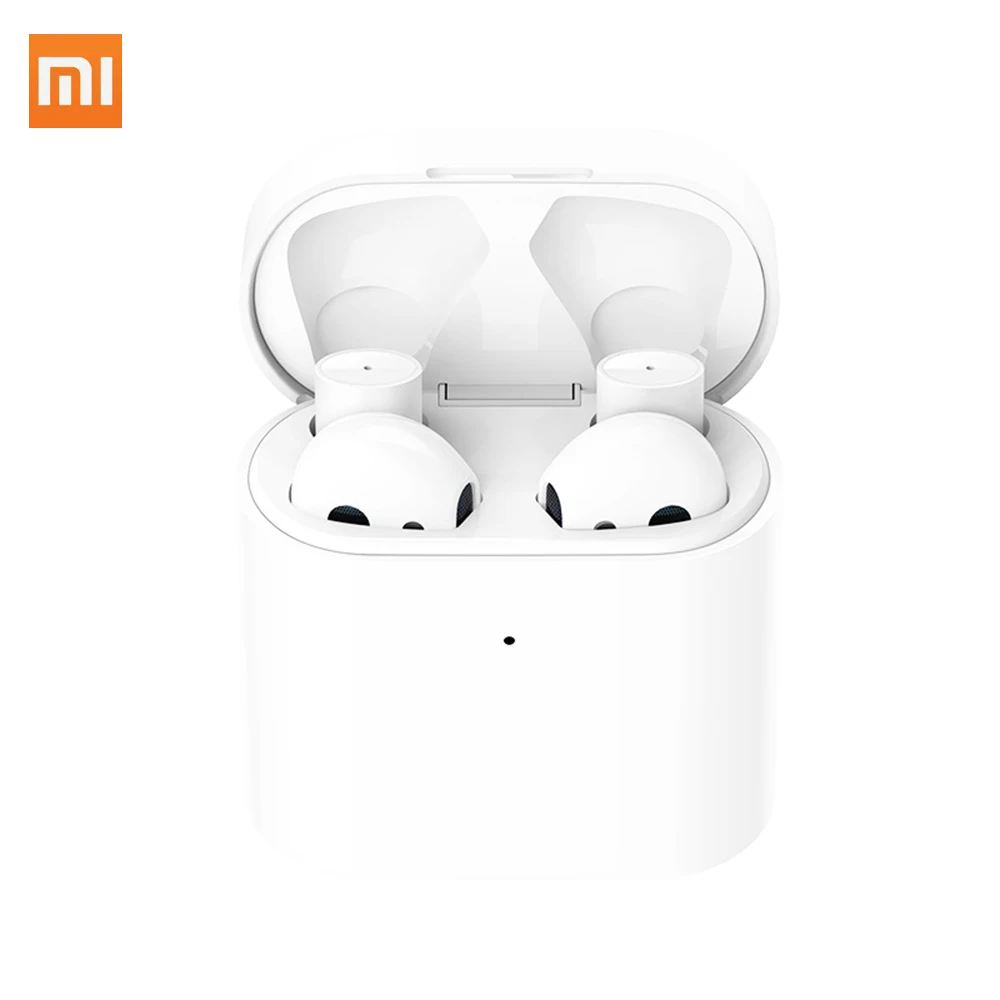 Xiaomi Air 2 TWS BT гарнитура наушники удобная одежда LHDC/AAC HD 14,2 мм динамический двойной микрофон ENC автоматическая пауза кран управление - Цвет: Белый