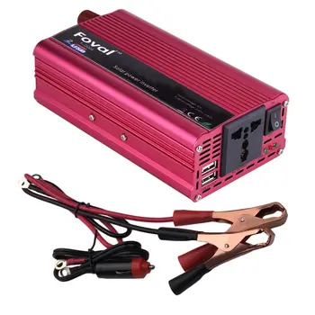 

1000W Car Power Inverter DC12V To AC220V Aluminum Alloy Dual USB Charger Converter High Converting Efficiency Converter