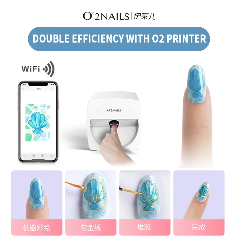 O2nails Desktop Nail Printer With 10.1 inches Touch Screen Manicure Printer  Nail Art Machine X11 Plus For Self-service