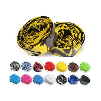 

Colorful Cycling Handle Belt Bike Bicycle Cork Handlebar Tape Wrap +2 Bar Bicycle Parts Accessories