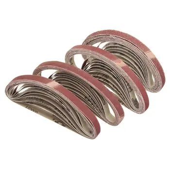 

10Pcs 10x330mm Grinding Belts Sanding Belt Grit 60 120 240 400 For Flush Belt Machines Polishing Grind Machine Sander Tools
