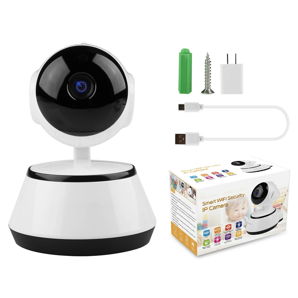 Беспроводная HD 720P IP камера безопасности ИК ночного видения WiFi веб-камера для дома ребенка FJ88