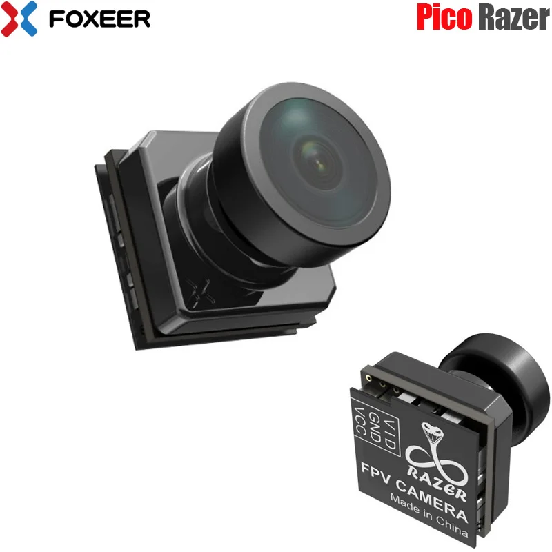 

Foxeer Pico Razer 1200TVL 1/3 CMOS 1,8 мм 160 градусов FOV дневной и ночной полет 12*12 мм для RC FPV Tinywhoop Cinewhoop канальный Дрон