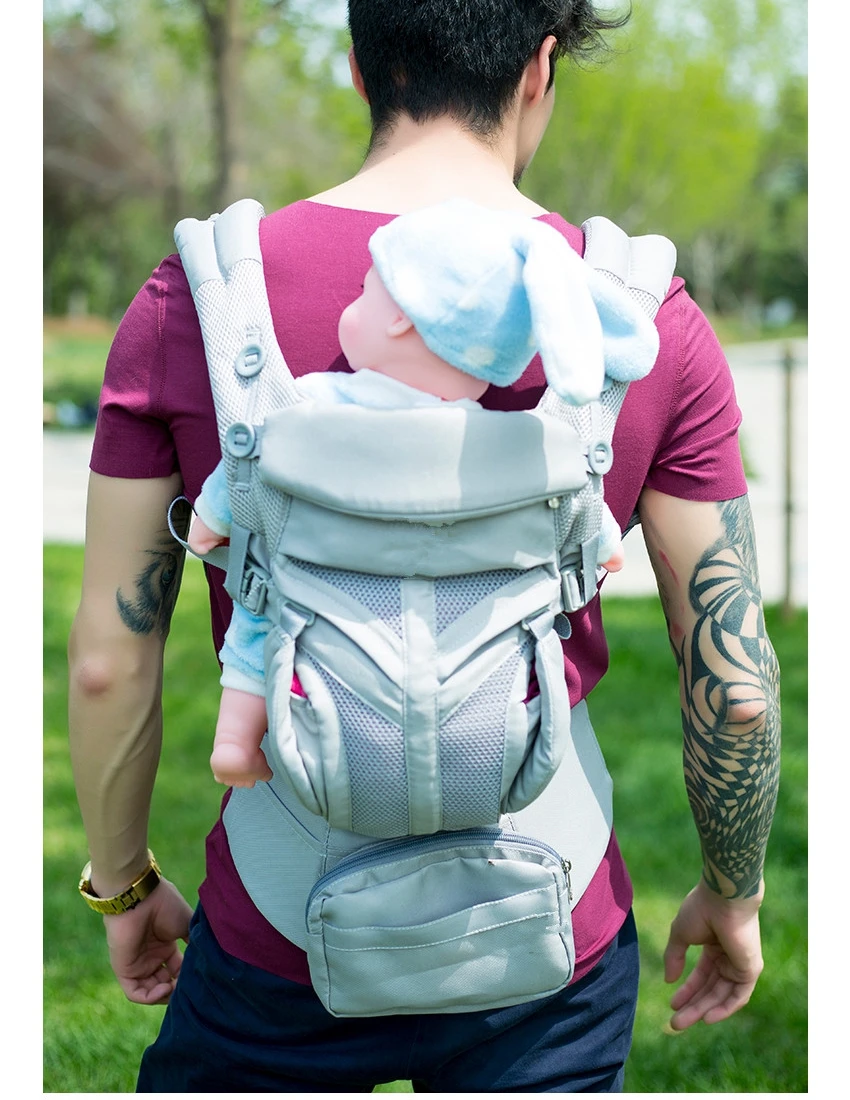 Регулируемый 0-36 м эргономичный Детский рюкзак для переноски, портативный детский слинг, обертка из хлопка OMNI 360, сумка-кенгуру для новорожденных