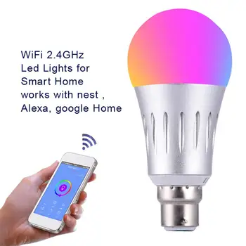 

7W Wireless WiFi 2.4GHz Smart LED Bulb Support For Alexa For Google Home Application
