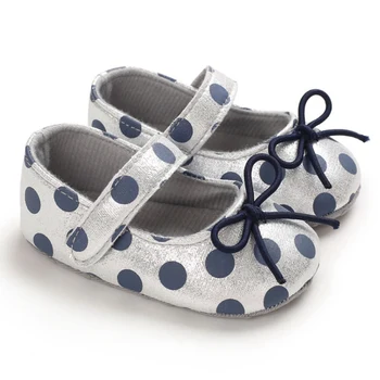 

Newborn Baby Shoes Prewalker Soft Bottom Anti-slip Shoes Footwear Classic Bow Princess Girl Cute First Walking Shoes